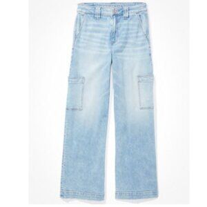AE Dreamy Drape Super High-Rise Baggy Wide Leg Jean